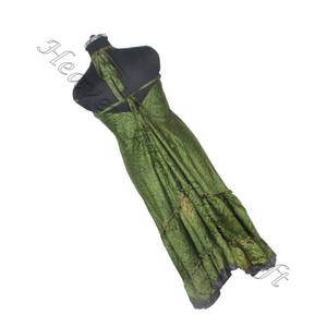 SD011 Saree / Sari / Shari indien et pakistanais vêtements de l'Inde Hippy Boho vente chaude indien à la main Vintage Sari robe en soie - Product Image 2