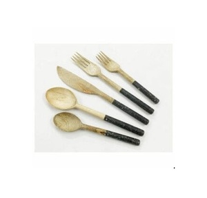 Luxurious Home Tableware Decor Dishwasher Safe Cutlery Set Stainless Steel <b>Flatware</b> Sets of 5 Spoons Forks Knifes Utensils Sets - Product Image 6