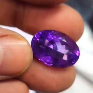 Haute qualité 42 pièces améthyste naturelle facette 14mm-17mm coupe ovale 390 Cts Lot bleu pierre précieuse en vrac haute IROC ventes - Product Image 2