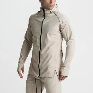 Chándal deportivo de otoño e invierno para hombre, tamaño europeo, ecológico, más conjunto de Sudadera con capucha de lana, estampado sólido, Sudadera con capucha de algodón 100% Regular - Product Image 1