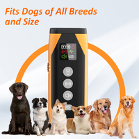Écorce de chien à ultrasons dissuadent, portée de 10m, rechargeable, multi-son et lampe de poche, double capteur