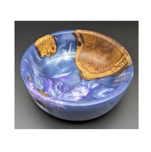 Bol décoratif en résine, finition polie brillante, style élégant fait main, respectueux de l'environnement, pour les fêtes, la salle à manger, le salon, la cuisine, les intérieurs - Product Image 6