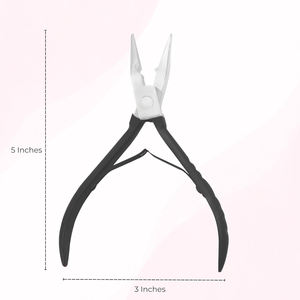 Kit d'outils de pince d'extension de cheveux noirs pour les extensions de micro liens et de perles pour les extensions de cheveux - Product Image 2