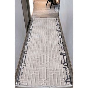 Konfor Diva 9560 acrílico tejido grueso pila recta flecos clásico corredor alfombra elegante para decoración del hogar - Product Image 2