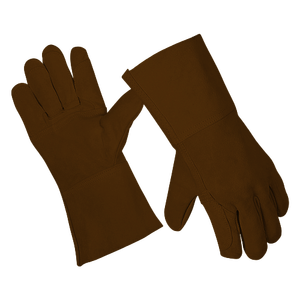 Guantes DE SEGURIDAD reforzados canadienses Guantes de trabajo industrial resistentes a chispas de cuero de vaca - Product Image 5