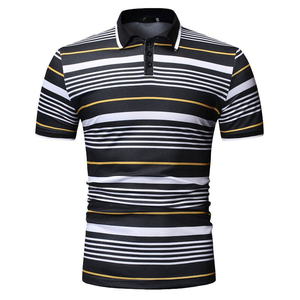 เสื้อโปโลสำหรับผู้ชายเสื้อโปโลสีพื้นสีพื้นชุดเครื่องแบบส่งเสริมการขายโลโก้ตามสั่ง - Product Image 3