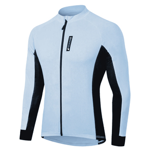 Maillot de cyclisme VTT unisexe respirant à manches longues, écologique, séchage rapide, impression par sublimation, polyester/nylon - Product Image 2