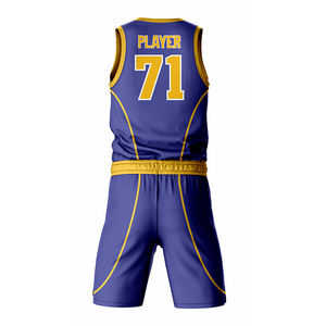 Al mejor precio, diseño único personalizado, ropa de hombre, conjunto de uniforme de baloncesto, conjuntos de ropa de baloncesto transpirable para adultos - Product Image 3