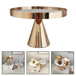 Beautiful Galvanized Metal Cake <b>Stand</b> Serving <b>Cupcake</b> Display Wedding Home Hotel Restaurant Birthday Party Event Decoration - Product Image 3