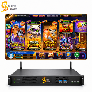 Golden Dragon Arcade Game <b>Machine</b> Coin Operated Games Wifi Connectivity English Multi-Player Feature for <b>Amusement</b> - Product Image 1