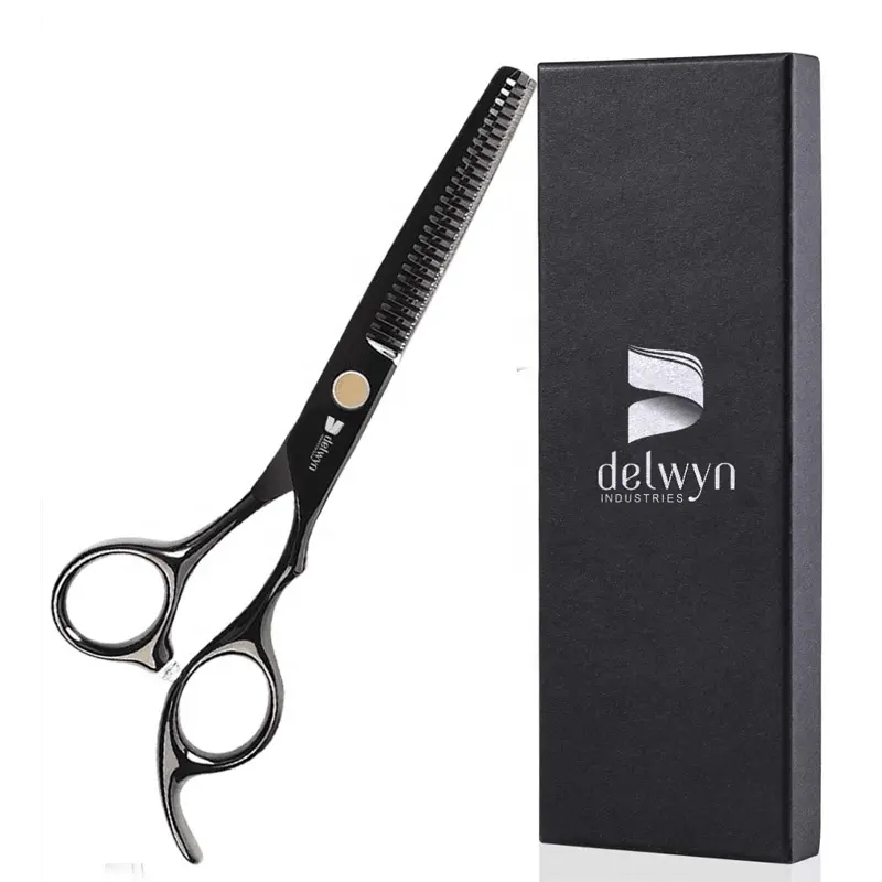 Wide Blade Barber Thinners Black Hairdressing Scissors Stainless Steel Hair Thinners Hair cutting Thinning Shear Barber Shears