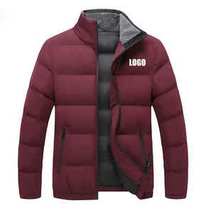 Doudoune de haute qualité en tapisserie noire Design court Doudoune pour homme - Product Image 2