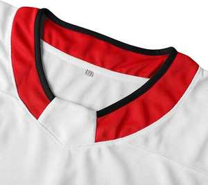 Custom White Ice Hockey Jersey Black <b>Red</b> <b>Striped</b> Team Uniform Mens Stitched Training Sports Practice Shirt Breathable Blank New - Product Image 4