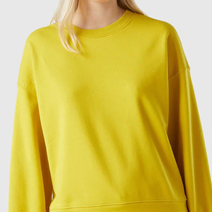 Nuevo Diseño Sudadera de Cuello Redondo para Mujer Otoño Invierno, Ajuste Holgado, Oversize, Poliéster/Algodón, Tallas Personalizables - Product Image 3