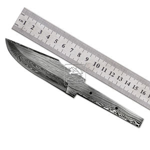 Navaja de Bolsillo Artesanal de Acero de Damasco de 192 Capas para Bushcraft y Caza, Patrones de Gota de Lluvia y Escalera, 25mm 95mm 58-62 HRC, para Exteriores - Product Image 2