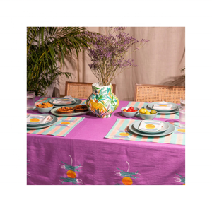 Motif feuille jacquard 100% coton brodé nouveau service OEM ODM nappe certifiée GOTS 60x90 pouces parfaite pour les rassemblements - Product Image 2