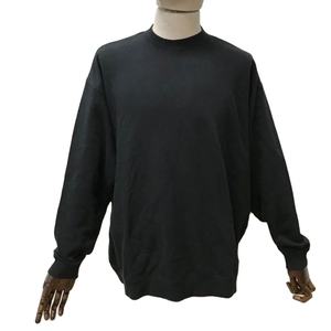 Venta al por mayor OEM superventas personalizado de alta calidad de manga larga Hombre negro sólido para cuello redondo Sudadera con capucha de cuello redondo para hombre - Product Image 4
