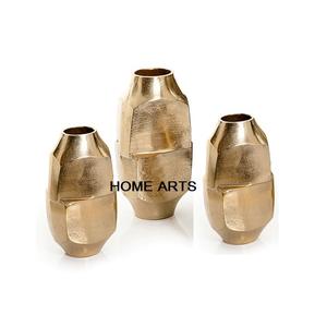 Juego de 3 Jarrones de Flores de Diferentes Tamaños, Diseño Más Reciente, Jarrones de Flores de Aluminio Niquelado para Decoración de Interiores de Oficina - Product Image 6