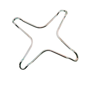 Riduttore per Fornelli in Acciaio Nichelato, 2 Pezzi - Product Image 1