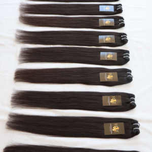 Extensiones de cabello humano vietnamita, pelo virgen sin procesar, liso y sedoso, brillante, hecho en la India, 100% - Product Image 1
