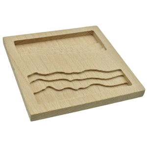 แผ่นรองจานไม้แข็งสำหรับตกแต่งแผ่นฉนวนกันความร้อนดีไซน์อุ้งเท้าแผ่นรองแก้วออกแบบได้ตามต้องการสินค้าคุณภาพสูง - Product Image 4