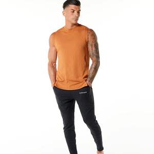 Débardeur de haute qualité pour hommes pour la gymnastique sportive et l'entraînement Couleur unie Débardeur de haute qualité imprimé personnalisé pour hommes à vendre - Product Image 4
