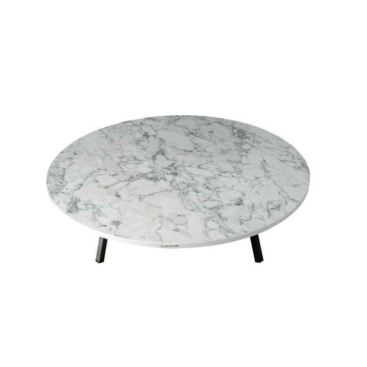 ALESTA 10005 60CM MARBLE METAL AYAKLI HİB SOFRA