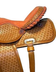 Selle en cuir anglais polyvalente au design unique, adaptée à l'entraînement et à la compétition, disponible à un prix abordable - Product Image 4