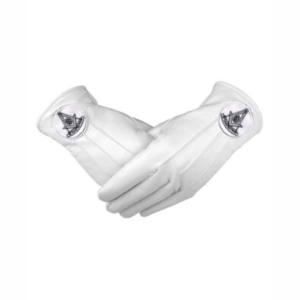 Custom Manufacturer Masonic <b>Gloves</b> High Quality Embroidered White 100% Cotton Hand Made Masonic <b>Gloves</b> - Product Image 5