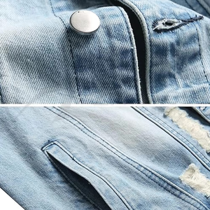 New Arrival <b>Men's</b> Denim <b>Jackets</b> Custom made OEM Best Selling Latest Design Trending High Street High Breathable Quality for <b>men</b> - Product Image 5