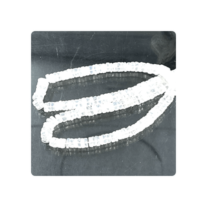 Cuentas en forma de nivel Heishi facetadas de cuarzo de cristal Natural de 6-7mm de alta calidad, hebra de 17 pulgadas, cristal natural suelto asequible - Product Image 6