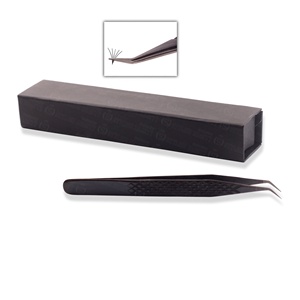 Hot Selling Stainless Steel Eyelash Extension Tweezers Brand <b>Name</b> Good Supplier <b>Light</b> Weight Superior Quality - Product Image 3