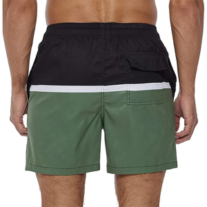 Casual Shorts Men Polyester Running Sport Baseball Shorts Male Summer <b>Elastic</b> Waist Loose Solid Knee Length Pant Shorts For Men - Product Image 3