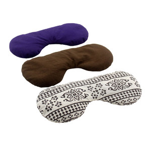 Coussin pour les yeux en coton doux tissé pour la relaxation, le soulagement du stress et la thérapie, housse amovible pour le yoga et la méditation - Product Image 1
