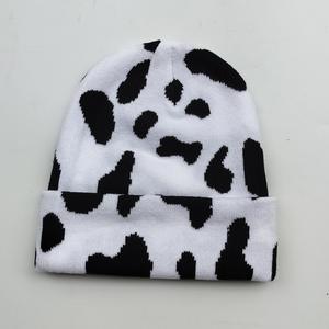 Bonnet personnalisé bleu attrayant doux laine cou chaud polaire peluche chapeaux doublés hommes et femmes bonnet d'hiver bonnet tricoté chapeau - Product Image 6