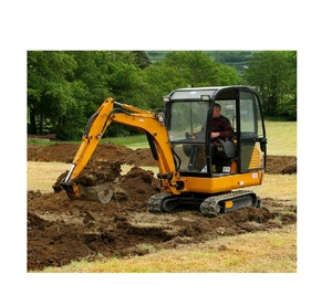 Mini-excavatrice robuste équipée d'un puissant moteur diesel, d'un bras flexible et de chenilles stables pour les travaux de terrassement sur terrain accidenté. - Product Image 4