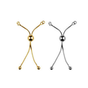 92.5 Sterling Silver <b>Adjustable</b> Slide Bracelet Slider Clasp Snake Chain Bolo Bracelet Base-0.90mm Silver/Rose <b>Square</b> Shape - Product Image 2