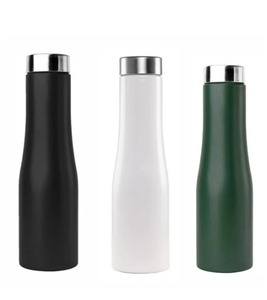 Venta al por mayor de 500ml de acero inoxidable Flora botella de agua coloreada a un precio confiable, "Sip sostenible con estilo, botella de agua de metal - Product Image 1