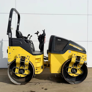 Rouleau compresseur statique compact à double tambour disponible avec pompe HYDAC, moteur 15 kW, haute efficacité pour la réparation des chaussées et l'asphalte - Product Image 1