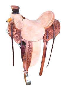 Silla de caballo inglesa occidental de carreras de cuero superventas cómoda duradera hecha a mano de diseñador de fabricación al por mayor - Product Image 2