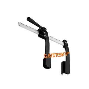 Retracteurs de laitutdes Satinsky RIB COOLEY 340 mm, ligne noire, instrument de haute qualité, système manuel pour arthroplastie de la hanche, certifié CE ISO13485 - Product Image 1