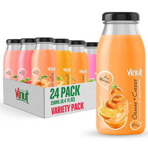 Zumo de Zanahoria 250ml Puré Sin Azúcar - Product Image 1