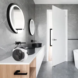 Riscaldatore elettrico bagno sole 24x14x21cm 1000-2000W bianco/rosa/rosso 2 livelli caldo/freddo sicuro e pratico - Product Image 3