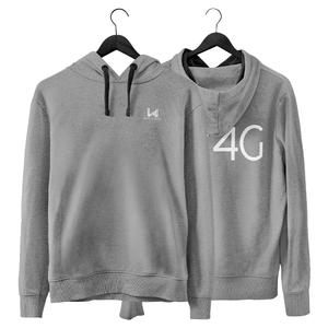 100% coton confortable motif solide tricoté sweat grande taille hommes quotidien décontracté usage bas prix à capuche Version unisexe - Product Image 1