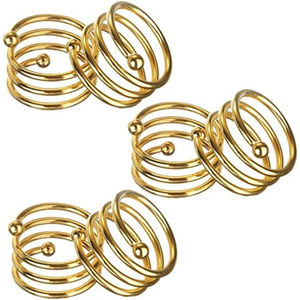 Juego de 4 Anillos de Servilleta de Madera Marrón Oscuro Premium, Decoración Clásica para Mesa de Comedor de Boda, Ecológicos y Hechos a Mano - Product Image 5