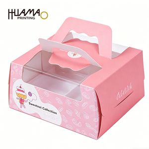 OEM Sturdy Paper Bakery <b>Box</b> With Built-In Liner For <b>Cake</b> Bread Pastries Desserts Takeaway <b>Gift</b> <b>Box</b> Custom design food <b>box</b> - Product Image 1