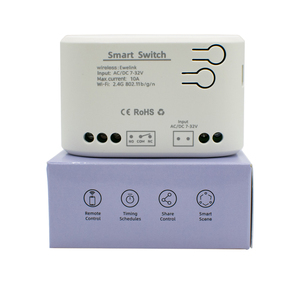 Contrôleur de porte de garage 1CH 7-32V E0603 - Ewelink <span class=keywords><strong>WiFi</strong></span> 433MHz Télé<span class=keywords><strong>commande</strong></span> Compatible Alexa Voice Module <span class=keywords><strong>relais</strong></span> sans USB - Product Image 1