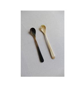Vente en gros cuillère à salade polie et corne cuillère en corne naturelle fabriquée à la main pour la maison hôtel et restaurants de l'inde - Product Image 1