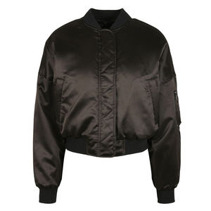 Premium Quality Women Satin Varsity <b>Jacket</b> In Low MOQ Best Design Comfortable and Breathable <b>Ladies</b> Satin <b>Jacket</b> - Product Image 6