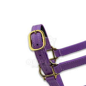 Cabestro de caballo resistente con banda para la nariz acolchada suave y corona para mayor comodidad y control Cabestro de caballo - Product Image 5